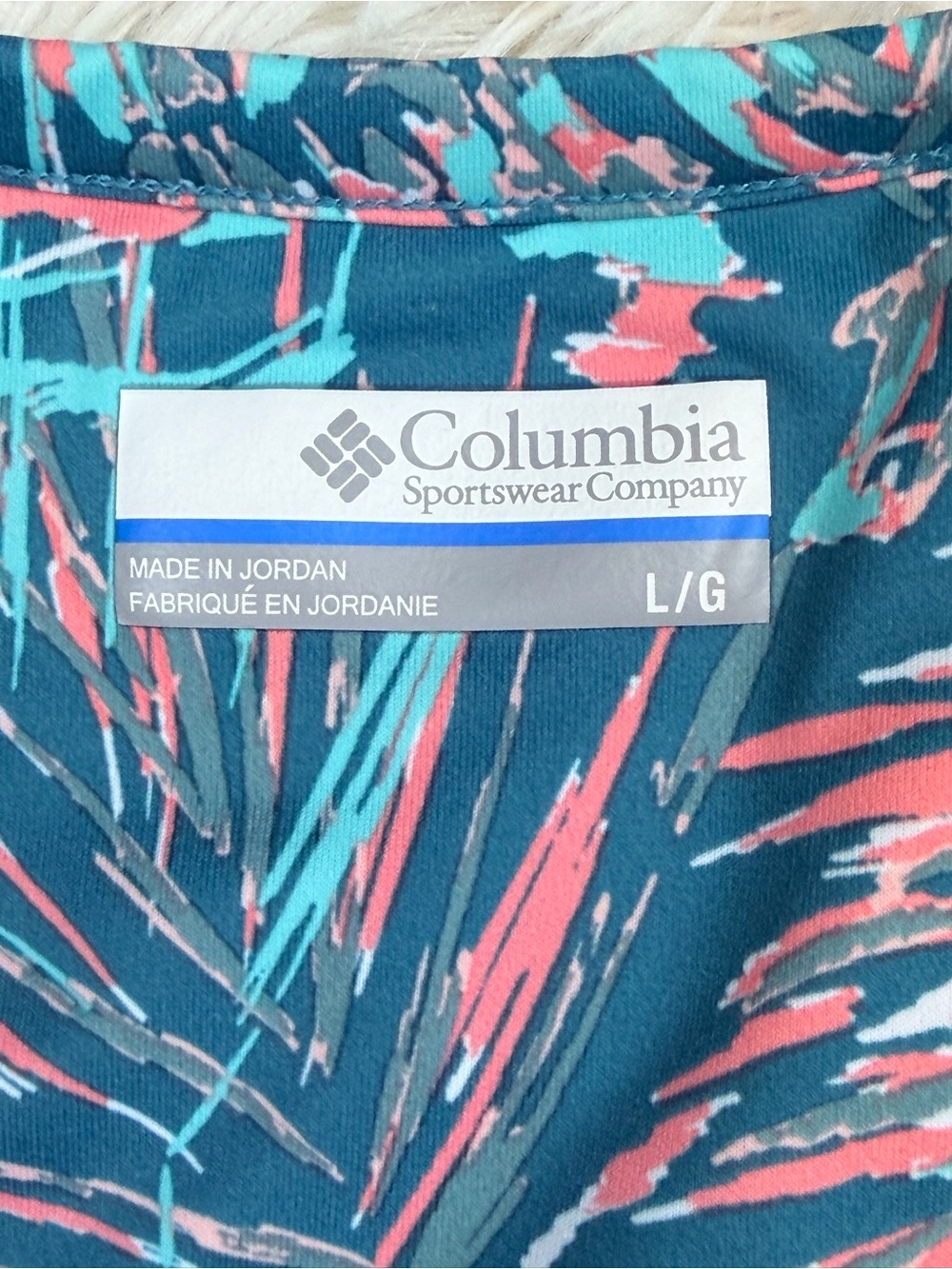 Columbia PFG Freezer Tank Dress L Canyon Blue Serenoa Omni Freeze UPF 50 Beach - Picture 9 of 13